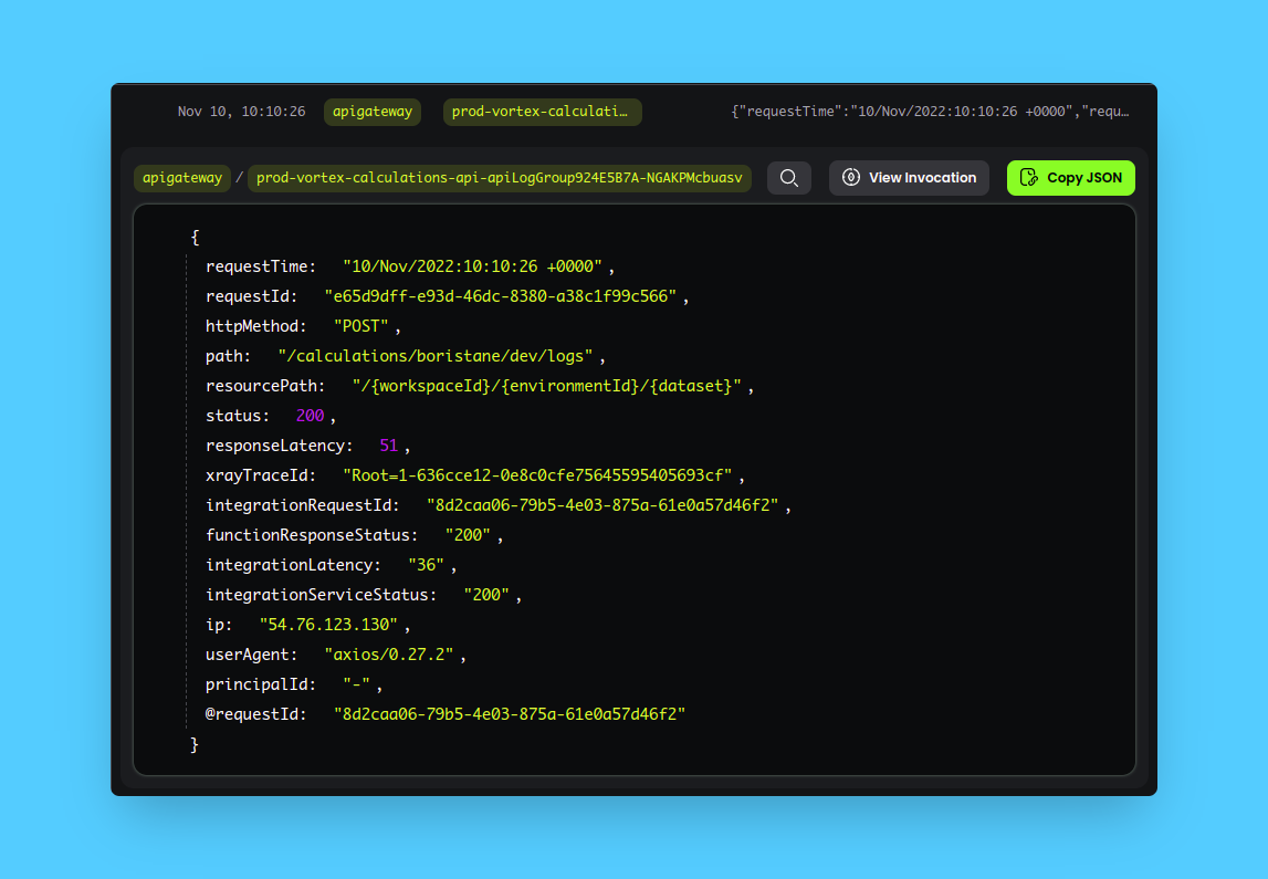 API Gateway Logs connector