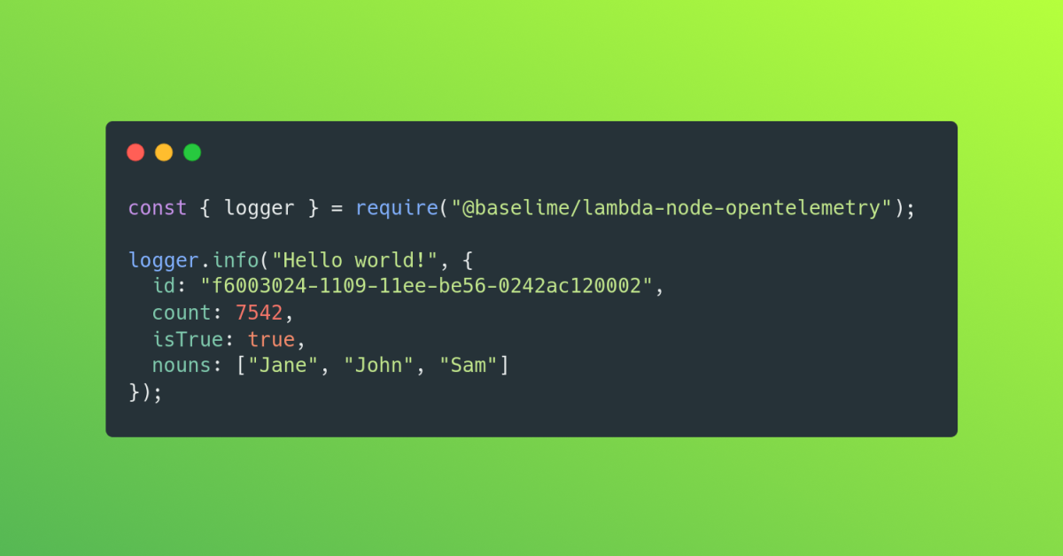 OpenTelemetry Logger