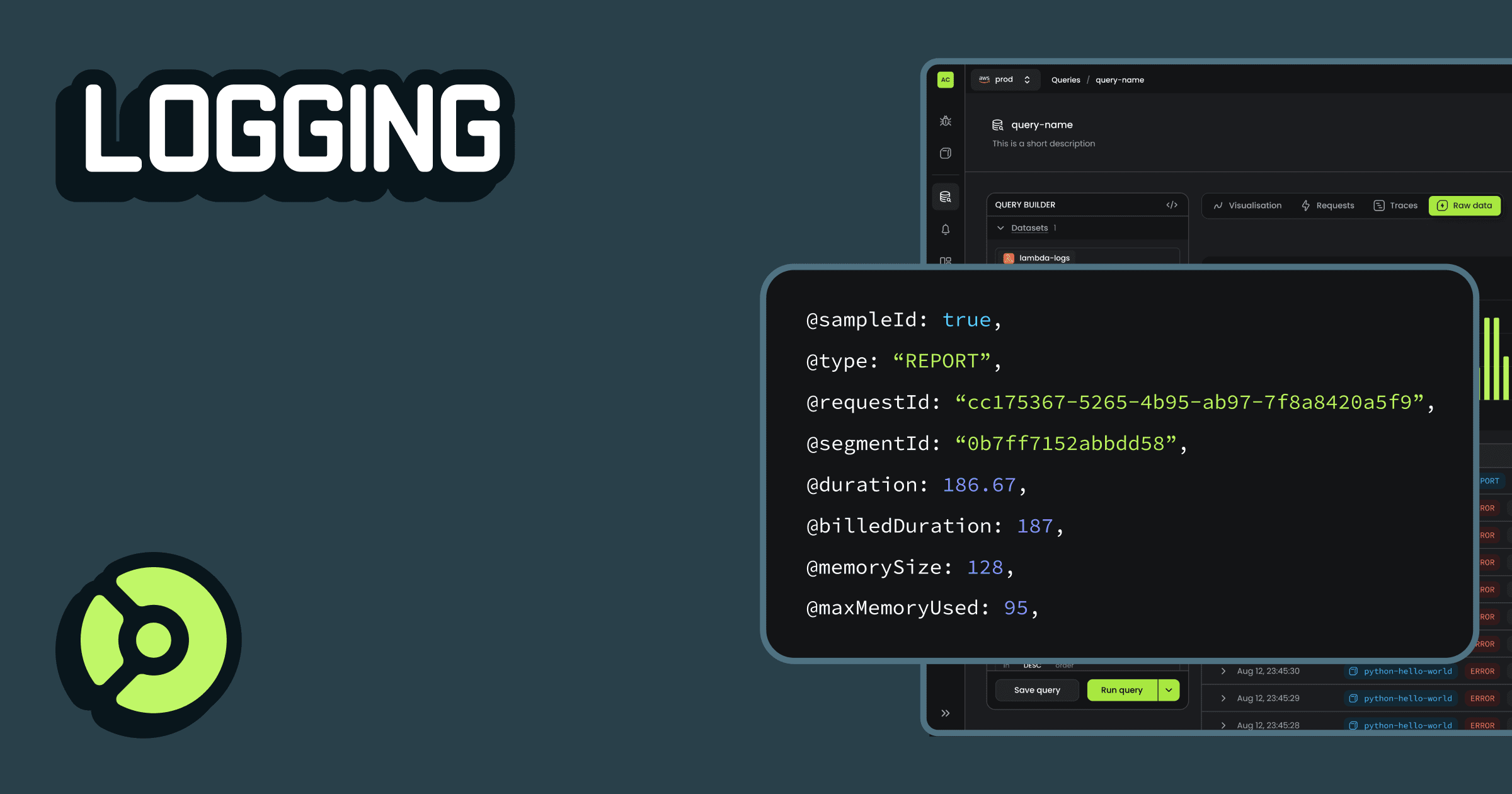 Logs at scale | Baselime Solution